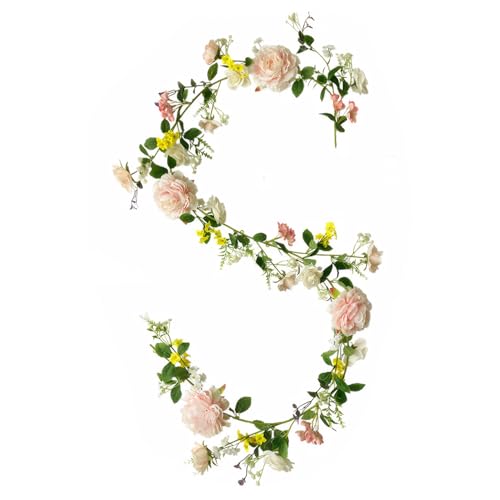 Obelunrp Mantelgirlande, Frühlingsgirlande, 6 Fuß Peony Girland, realistische Tischgirland Obelunrp Mantelgirlande, Frühlingsgirlande, 6 Fuß Peony Girland, realistische Tischgirland von Obelunrp