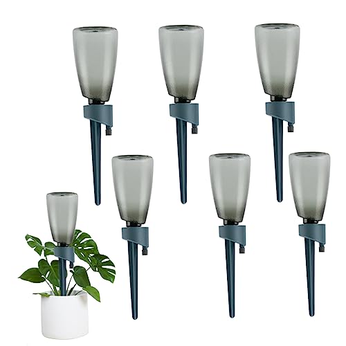 Pflanzenwässerungsgeräte 6pcs Pflanzenwasserer mit 6pcs 500 ml Flaschen Automatische Tropfbewässerungskits mit langsamer Freisetzungssteuerventil für Pflanzen Blau, Tropfbewässerungssystem Pflanzenwässerungsgeräte 6pcs Pflanzenwasserer mit 6pcs 500 ml Flaschen Automatische Tropfbewässerungskits mit langsamer Freisetzungssteuerventil für Pflanzen Blau, Tropfbewässerungssystem von Obelunrp