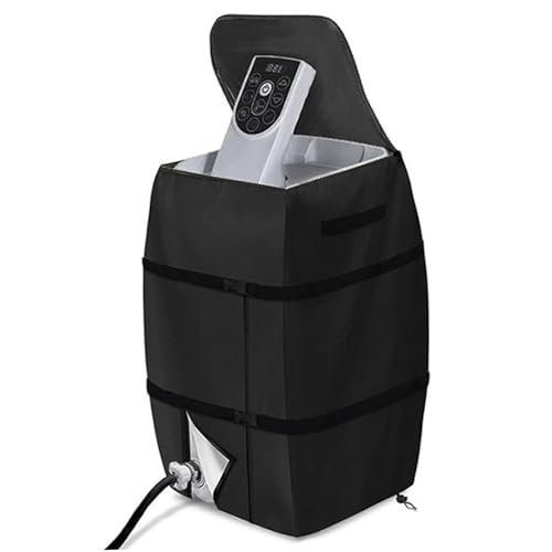Whirlpool-Pumpe-Abdeckung Wetterbeständiges Schnalle Fixierende Spa-Pumpe mit Kordelkordel und Reißverschluss 17x15x21in Schutz Allzweck-Wärme von Obelunrp