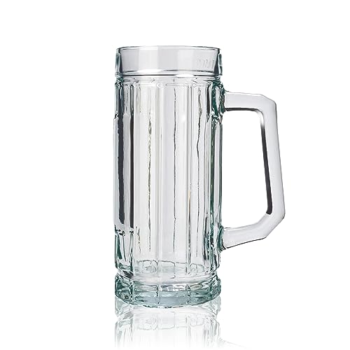 Stölzle Oberglas Bierkrug Gambrinus / 6er Set Bierkrüge 0,3 Liter/Stabiler Bier Krug/Biergläser 0,3 Liter aus Soda Lime Glas/Bierseidel 0,3l Spülmaschinengeeignet von Stölzle Lausitz