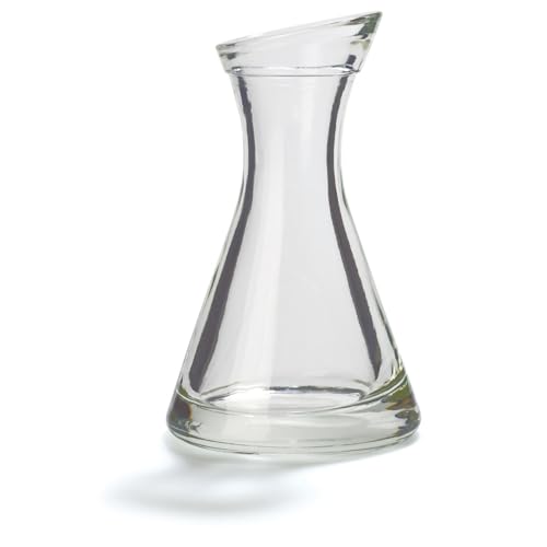 Stölzle Oberglas Glaskaraffe Pisa / 6er Set Kleine Karaffe 0,1 L mit Schräghals/Hochwertige Karaffe Glas geeignet als Wasserkaraffe, Karaffe für Limonade, Weinkaraffe von Stölzle Lausitz
