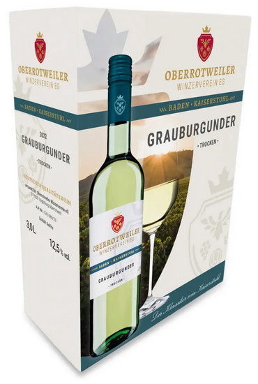 Oberrotweiler Weißwein Grauburgunder trocken - Bag in Box 3,0l von Oberrotweiler