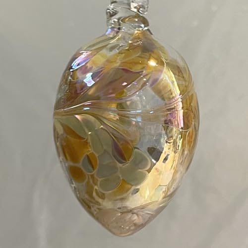 1 Glas Ei zum hängen mundgeblasen Osterei Amber klarzum hängen Osterdekoration Höhe 8,5 cm Durchmesser 4,8 cm 1 Glas Ei zum hängen mundgeblasen Osterei Amber klarzum hängen Osterdekoration Höhe 8,5 cm Durchmesser 4,8 cm von Oberstdorfer Glashütte