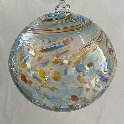Kugel zum hängen Dekokugel Fensterkugel Bunte Glaskugel Ornament türkis bunt gedreht Fensterdekoration mundgeblasenes Kristallglas Durchmesser ca. 9 cm Oberstdorfer Glashütte Kugel zum hängen Dekokugel Fensterkugel Bunte Glaskugel Ornament türkis bunt gedreht Fensterdekoration mundgeblasenes Kristallglas Durchmesser ca. 9 cm Oberstdorfer Glashütte von Oberstdorfer Glashütte