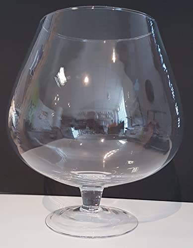 Oberstdorfer Glashütte Cognacschwenker XXXL Riesen Cognacschwenker Klarglas KEIN BOWLE Glas !Höhe ca. 23-24 cm Inhalt 4,5 Liter von Oberstdorfer Glashütte