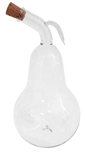 Oberstdorfer Glashütte Dekorative Flasche Birne befüllbare Glasbirne klare Glaskaraffe mundgeblasen Füllmenge 0,3 Liter von Oberstdorfer Glashütte