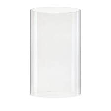 Windlicht Gross Ersatz Glas Zylinder klar mundgeblasen Öffnung unten Oben Außen 10 cm Höhe 20 cm Maß Anfertigung in verschiedenen Größen möglich von Oberstdorfer Glashütte