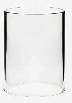 Windlicht grosser Glaszylinder klares Glas mundgeblasen dekorativer Zylinder Kristallglas Öffnung unten und Oben ca. 10,5 cm Höhe ca. 50 cm ohne Boden andere Größen auf Anfrage von Oberstdorfer Glashütte