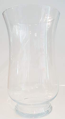 Vase große Glasvase klarglas Bodenvase Blumenvase, Windlicht mundgeblasen Kristallglas Höhe 40 cm, große Öffnung ca. 22 cm Oberstdorfer Glashütte von Oberstdorfer Glashütte