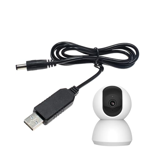 12V USB Adapterkabel, 12V USB Kabel, DC 5V zu 12V Router Adapterkabel, Kabelerhöhungswandler für Lüfter, Wireless Lautsprecher von Obesntln
