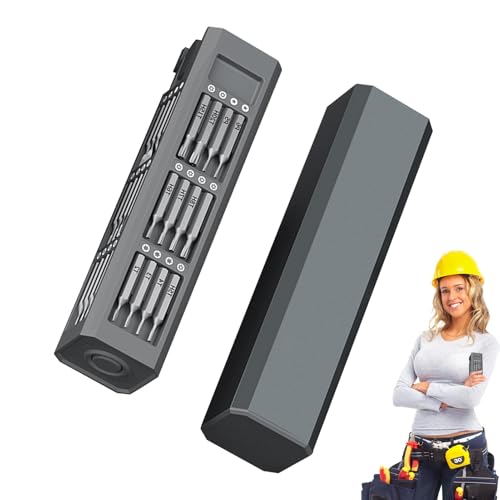 44-in-1 Schraubendreher-Set, Präzisions-Schraubendreher-Set, 44-in-1, magnetisches Werkzeug für Außentaschen-Schraubendreher, professionelle Schraubendreher-Bits für Telefon, Computer, Uhr von Obesntln