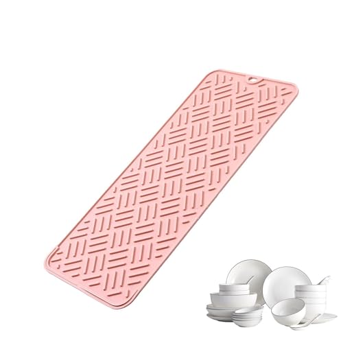 Abtropfmatte für Silikonteller, Abtropfmatte für Silikongeschirr, wasserdichte Spülbeckenmatte, hitzebeständige Abtropfmatte | Abtropfpad für Geschirr, Abtropfmatte für Silikonteller, Abtropfmatte für Silikongeschirr, wasserdichte Spülbeckenmatte, hitzebeständige Abtropfmatte | Abtropfpad für Geschirr, von Obesntln