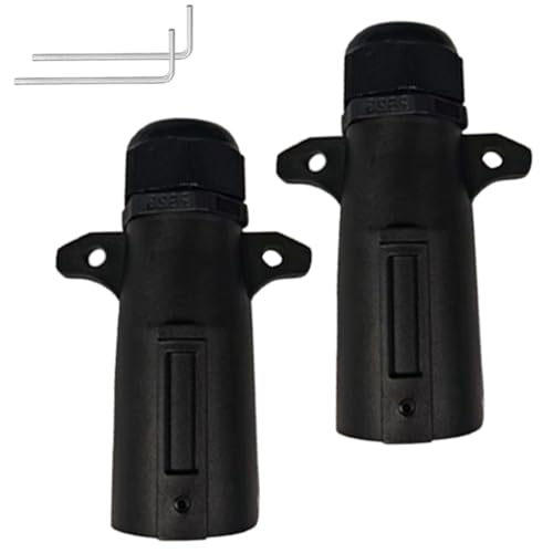 Anhängerstecker, 7-polig, 2 Stück, 7-polig, wasserdicht, für , Ersatzteil, Adapter für LKW, Boot, , Abschleppen und Reisen Anhängerstecker, 7-polig, 2 Stück, 7-polig, wasserdicht, für , Ersatzteil, Adapter für LKW, Boot, , Abschleppen und Reisen von Obesntln