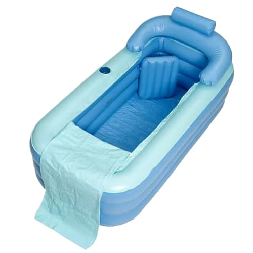 Aufblasbare Badewanne - PVC Faltbare Badewanne Mit Sitzmatte Für Spa,Klappbare Wanne Für Männer Söhne Frauen Töchter Teenager Ehemann Familie Jugendliche Aufblasbare Badewanne - PVC Faltbare Badewanne Mit Sitzmatte Für Spa,Klappbare Wanne Für Männer Söhne Frauen Töchter Teenager Ehemann Familie Jugendliche von Obesntln