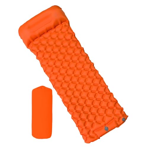 Aufblasbare Campingmatratze, aufblasbares Campingkissen, wasserdichte Luftmatratze für Camping – Faltbare Schlafmatte für Campingausrüstung im Freien, für Camping, Wandern Aufblasbare Campingmatratze, aufblasbares Campingkissen, wasserdichte Luftmatratze für Camping – Faltbare Schlafmatte für Campingausrüstung im Freien, für Camping, Wandern von Obesntln