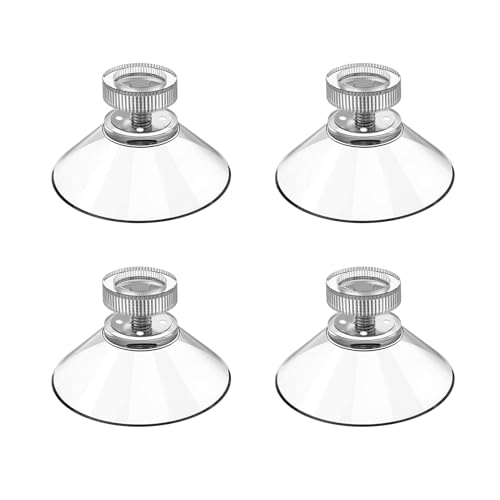 Draht-Saugnäpfe mit Gewinde, transparent, M4, Tisch mit 40 mm Schraubhaken für Haus, Küche, Wohnung, Bad, Schlafzimmer Draht-Saugnäpfe mit Gewinde, transparent, M4, Tisch mit 40 mm Schraubhaken für Haus, Küche, Wohnung, Bad, Schlafzimmer von Obesntln
