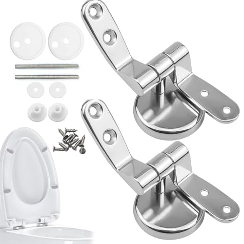 Ersatz für Toilettensitzscharniere, WC-Sitzscharniere | verstellbare Scharnierbolzen für Toilettensitz, rostfrei, Scharniere Ersatz für Toilettensitzscharniere, WC-Sitzscharniere | verstellbare Scharnierbolzen für Toilettensitz, rostfrei, Scharniere von Obesntln