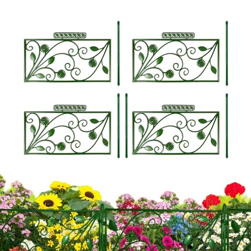 Gartenzaun klein - dekorativer Gartenzaun Bordüre Rostfrei Tierbarriere Blumenrand Gartenzaun Gartenzaun Rasenkante Gartenzaun klein - dekorativer Gartenzaun Bordüre Rostfrei Tierbarriere Blumenrand Gartenzaun Gartenzaun Rasenkante von Obesntln