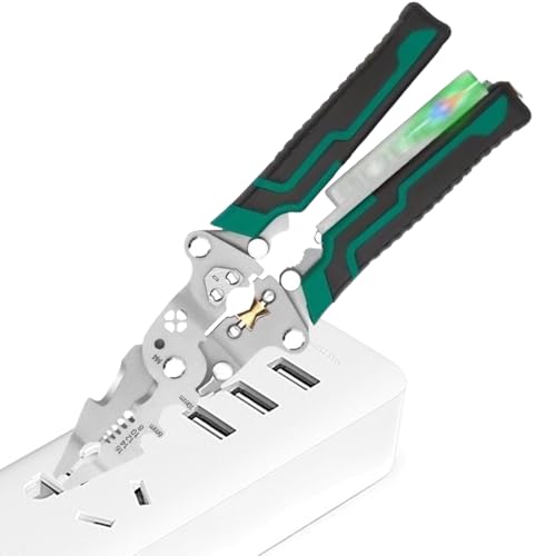 Kabelabisolierer 8 in 1 mit Spannungsprüfer | Abisolierwerkzeug, Reparaturwerkzeug für Elektriker, AC DC Detektor für Automobilausrüstung, Elektroprojekte und Schulprojekte Kabelabisolierer 8 in 1 mit Spannungsprüfer | Abisolierwerkzeug, Reparaturwerkzeug für Elektriker, AC DC Detektor für Automobilausrüstung, Elektroprojekte und Schulprojekte von Obesntln