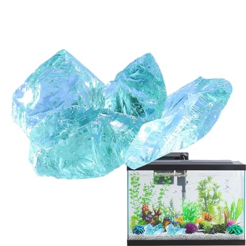 Kleine Aquarium-Dekoration – Aquarium-Dekoration, Erdkristalle, Steine für Pflanzgefäße | Aquarium-Ornament, polierte Steine, Dekoration für Aquarium, Haus, Büro, Bor von Obesntln