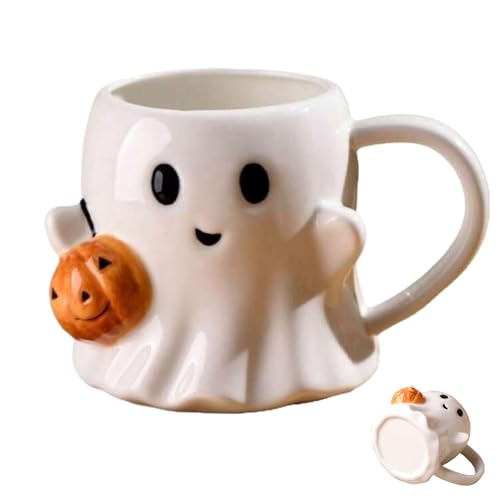 OBESTLN Halloween Cup – Halloween Tobbler in Form einer Kaffeetasse, Trinkglas aus Keramik mit Griff für Zuhause Küche Jugendliche Erwachsene Weihnachten OBESTLN Halloween Cup – Halloween Tobbler in Form einer Kaffeetasse, Trinkglas aus Keramik mit Griff für Zuhause Küche Jugendliche Erwachsene Weihnachten von Obesntln