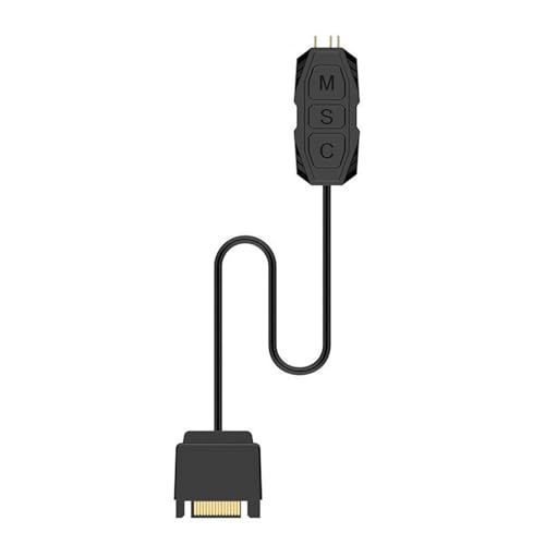 Obesntln ARGB Controller, stabiler 5V ARGB Controller für LED - Stabiler 3-Pin ARGB Controller LED-Streifenverbinder Verlängerungskabel Kabel für LED SMD RGB Lichtband Obesntln ARGB Controller, stabiler 5V ARGB Controller für LED - Stabiler 3-Pin ARGB Controller LED-Streifenverbinder Verlängerungskabel Kabel für LED SMD RGB Lichtband von Obesntln
