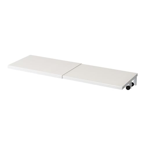 Obesntln Ausziehbarer Betttisch Für Wohnheim Und Studentenzimmer | Klemmbefestigung Side Tray Aus Kohlenstoffstahl | Platzsparendes Tablett Für Schülerwohnung Studentenheim Teenager Schlafzimmer von Obesntln
