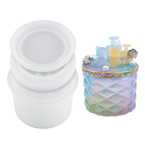 Obesntln Resin Resin Resin Storage, Silicone Pot Resin Molds - Resin Molds | Storage Container Schmuck, Resin Mold, Pot Silicone Shape, Craft Obesntln Resin Resin Resin Storage, Silicone Pot Resin Molds - Resin Molds | Storage Container Schmuck, Resin Mold, Pot Silicone Shape, Craft von Obesntln