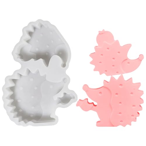 Obesntln Silicone Zementformen - Gipsformen Zum Gießen | Igel Form 3D Silikon Gussform Für Epoxidharz Zement Gips Zuhause Dekoration Geschenkideen von Obesntln