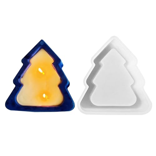 Obesntln Silikonform für Weihnachtsbaum, Seifenformen für Weihnachtsbaum | Kerzenhalter aus Silikon, Kerzenständer, Kerzenhalter, Kerzenhalter, Weihnachtsbaumform, Weihnachtsbaumform, von Obesntln