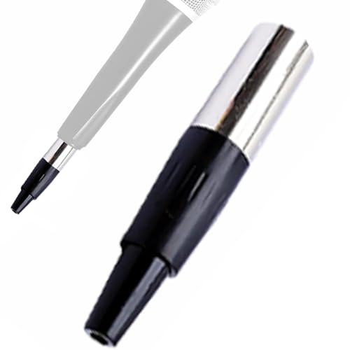Obesntln XLR-Stecker, 3-poliger Steckeradapter | Schwarze Audio-Buchse, Audio-Mikrofon-Kabelstecker, multifunktionaler Ersatz von XLR-Kabelenden für Audio Obesntln XLR-Stecker, 3-poliger Steckeradapter | Schwarze Audio-Buchse, Audio-Mikrofon-Kabelstecker, multifunktionaler Ersatz von XLR-Kabelenden für Audio von Obesntln
