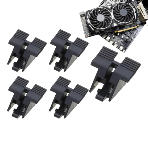 PCI-E-Anschluss – Schwarze Grafikkartenhalterung mit Clip | Stabile Ersatzhalterung für GPU-Montage auf Motherboard, sichere Befestigung im Desktop-Erweiterungssteckplatz PCI-E-Anschluss – Schwarze Grafikkartenhalterung mit Clip | Stabile Ersatzhalterung für GPU-Montage auf Motherboard, sichere Befestigung im Desktop-Erweiterungssteckplatz von Obesntln