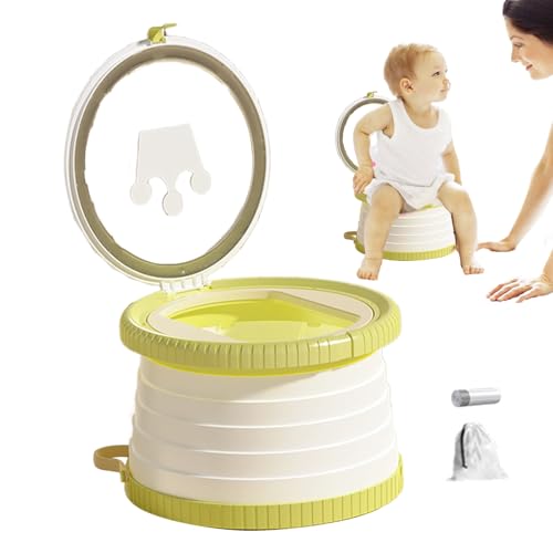 Reise-Töpfchen für Kleinkinder, tragbares Töpfchen für Kleinkinder, zusammenklappbares Töpfchentrainings-Töpfchen für und Mädchen, Reise-Töpfchen Reise-Töpfchen für Kleinkinder, tragbares Töpfchen für Kleinkinder, zusammenklappbares Töpfchentrainings-Töpfchen für und Mädchen, Reise-Töpfchen von Obesntln