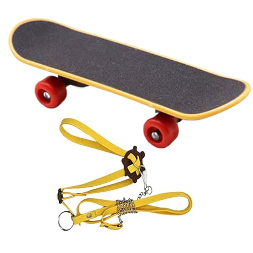 Schildkröten-Spielset Mit Kletterseil Und Skateboard,Mini Reptilien Geschirr Mit Rollbrett Für Kleine Schildkröten - Verstellbares Reptilienzubehör für Balkon, Garten, Indoor & Outdoor Schildkröten-Spielset Mit Kletterseil Und Skateboard,Mini Reptilien Geschirr Mit Rollbrett Für Kleine Schildkröten - Verstellbares Reptilienzubehör für Balkon, Garten, Indoor & Outdoor von Obesntln
