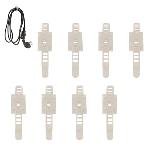 Verstellbare Zurrgurte, Zurrgurte aus Nylon, selbstklebend, hinten, Kordel-Organisationszubehör, multifunktional, verstellbar, für Glas, Holz, Metall, Verstellbare Zurrgurte, Zurrgurte aus Nylon, selbstklebend, hinten, Kordel-Organisationszubehör, multifunktional, verstellbar, für Glas, Holz, Metall, von Obesntln