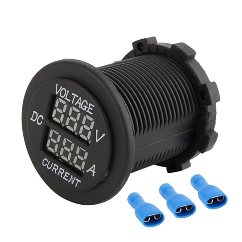 Voltmeter-Spannungsmessgerät für Auto, Spannungsprüfer, Spannungsprüfer, Messgerät, Messgerät, 2-in-1-Messgerät für Autos, Messgeräte von Obesntln