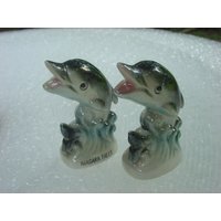 Delfin Neuheit Salt N Pepper S Und P Streuer von Objectification
