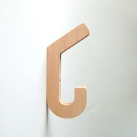Objektivholz Sperrholz "J" Wandhaken - Set Von 3 von ObjectifyHomeware