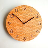 Orange Wave Sperrholz Wanduhr Mid Century Modern Stille Uhr Orange Wave Sperrholz Wanduhr Mid Century Modern Stille Uhr von ObjectifyHomeware