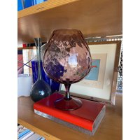 Amethyst Empoli Schmid Italy Optic Glas Vase Kelch von Objectmod