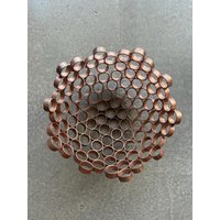 Postmoderne Schwere Kupferrohr Center Bowl Vide Poche Catchall Postmoderne Schwere Kupferrohr Center Bowl Vide Poche Catchall von Objectmod