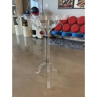 Seltene Lucite Tripod Planter Beistelltisch Dorothy Thorpe Grainware Terrarium von Objectmod