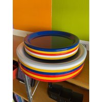 Space Age Ingrid Chicago Primärfarbe Vintage Kunststoff Set Heller von Objectmod