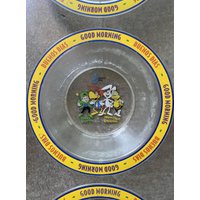 Vintage General Mills Cereal Squad Klare Schüssel Set Space Age Postmoderne Werbung von Objectmod