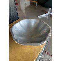 Vintage Nambe Metall Nuss Schale Vide Poche Form 604 Clover von Objectmod