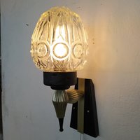 Handgefertigte Vintage Metall-Wandleuchten.50Er Jahre Handgemachte Wandleuchten.art-Deco Metall-Wandleuchten von ObjectsIMakeAndFind