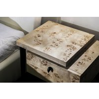 Mapa Wurzelholz Nachttisch Set Mit Schubladen, Paar, Schlafzimmer Möbel, Handgemachter Schublade, Beistelltisch von Objecttt