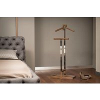 Valet Stand Moderne Garderobe Aus Nussbaum & Edelstahl von Objecttt