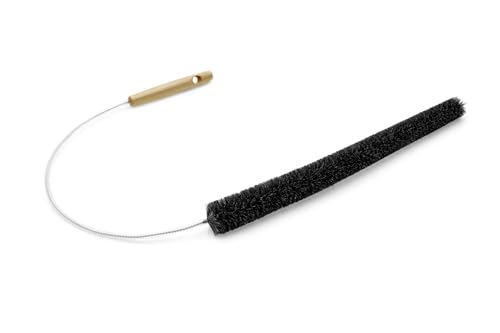 Heizkörperbürste 50cm, grau, Heizungsabdeckung muss Nicht entfernt Werden, Heizkostenersparnis, Gründliche, sanfte Reinigung, hochwertige Verarbeitung, feinstes Ziegenhaar, extra lang, konische Form von Maximex