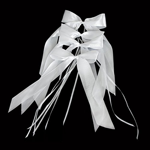 10 Antennenschleifen in Weiß von Oblique Unique